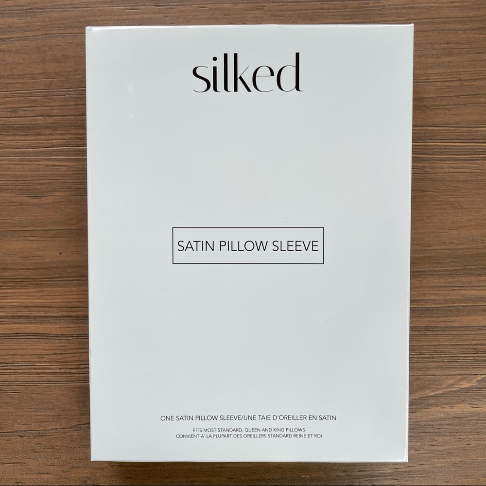 Silked satin pillowcase New pillow sleeve